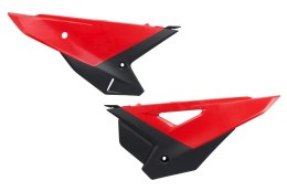 UFO 2024/11 BOCZKI TYLNE KOMPLET CRF 250R / 450R '25 KOLOR OEM (CZERWONY/CZARNY)