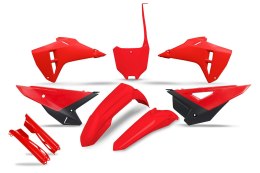 UFO 2024/11 KOMPLET PLASTIKÓW (FULL KIT) Z OSŁONAMI TELESKOPÓW (AMORTYZATORÓW) HONDA CRF 250R / 450R '25 KOLOR OEM (CZERWONY / C