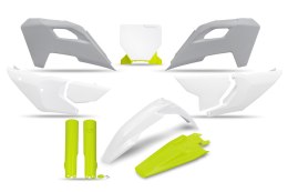 UFO 2024/11 KOMPLET PLASTIKÓW (FULL KIT) Z OSŁONAMI TELESKOPÓW (AMORTYZATORÓW) HUSQVARNA TC 125 / 250 '23-'24, FC 250 / 350 / 45