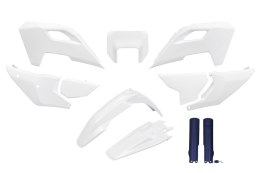UFO 2024/11 KOMPLET PLASTIKÓW (FULL KIT) Z OSŁONAMI TELESKOPÓW (AMORTYZATORÓW) HUSQVARNA TE 150 / 250 / 300 '24-'25, FE 250 / 35