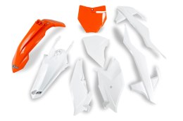 UFO 2024/11 KOMPLET PLASTIKÓW KTM SX 85 '18-'24 KOLOR OEM '23-'24 ( POMARAŃCZOWY / BIAŁY )