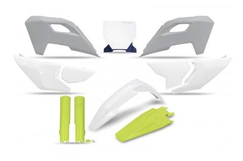 UFO KOMPLET PLASTIKÓW (FULL KIT) Z OSŁONAMI TELESKOPÓW (AMORTYZATORÓW) HUSQVARNA TC 125 / 250 '23-'24, FC 250 / 350 / 450 '23-'2 UFO KOMPLET PLASTIKÓW (FULL KIT) Z OSŁONAMI TELESKOPÓW (AMORTYZATORÓW) HUSQVARNA TC 125 / 250 '23-'24, FC 250 / 350 / 450 '23-'2