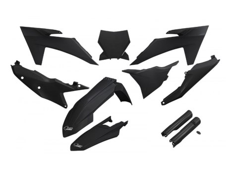 UFO KOMPLET PLASTIKÓW (FULL KIT) Z OSŁONAMI TELESKOPÓW (AMORTYZATORÓW) KTM SX 125 / 250 / 300 TBI '23-'24, SX-F 250 / 350 / 450 UFO KOMPLET PLASTIKÓW (FULL KIT) Z OSŁONAMI TELESKOPÓW (AMORTYZATORÓW) KTM SX 125 / 250 / 300 TBI '23-'24, SX-F 250 / 350 / 450