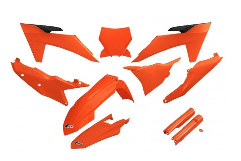 UFO KOMPLET PLASTIKÓW (FULL KIT) Z OSŁONAMI TELESKOPÓW (AMORTYZATORÓW) KTM SX 125 / 250 / 300 TBI '23-'24, SX-F 250 / 350 / 450 UFO KOMPLET PLASTIKÓW (FULL KIT) Z OSŁONAMI TELESKOPÓW (AMORTYZATORÓW) KTM SX 125 / 250 / 300 TBI '23-'24, SX-F 250 / 350 / 450