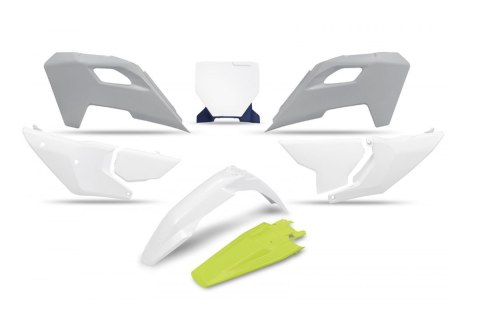 UFO KOMPLET PLASTIKÓW HUSQVARNA TC 125 / 250 '23-'24, FC 250 / 350 / 450 '23-'24, FX 350 / 450 '23-'24, TX 300 '24, KOLOR OEM BI UFO KOMPLET PLASTIKÓW HUSQVARNA TC 125 / 250 '23-'24, FC 250 / 350 / 450 '23-'24, FX 350 / 450 '23-'24, TX 300 '24, KOLOR OEM BI