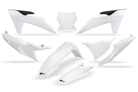 UFO KOMPLET PLASTIKÓW KTM SX 125 / 250 / 300 TBI '23-'24, SX-F 250 / 350 / 450 '23-'24 KOLOR BIAŁY UFO KOMPLET PLASTIKÓW KTM SX 125 / 250 / 300 TBI '23-'24, SX-F 250 / 350 / 450 '23-'24 KOLOR BIAŁY