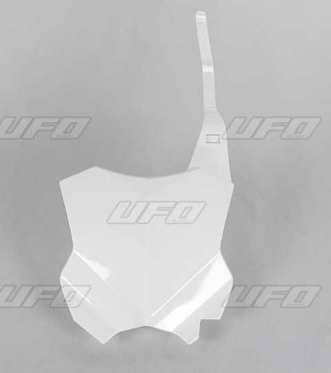 UFO TABLICA NA NUMER STARTOWY KAWASAKI KXF 250 '17-'23, KXF 450 '16-'23 KOLOR BIAŁY UFO TABLICA NA NUMER STARTOWY KAWASAKI KXF 250 '17-'23, KXF 450 '16-'23 KOLOR BIAŁY