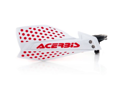 ACERBIS OSŁONY RĄK (HANDBARY / LISTKI) X-ULTIMATE KOLOR BIAŁY / CZERWONY ACERBIS OSŁONY RĄK (HANDBARY / LISTKI) X-ULTIMATE KOLOR BIAŁY / CZERWONY