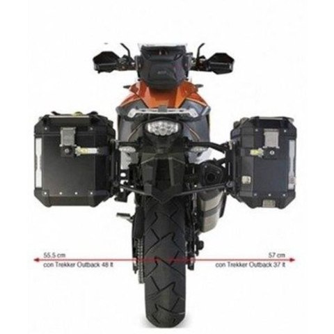 KAPPA STELAŻ KUFRÓW BOCZNYCH MONOKEY CAM SIDE KTM 1190 Adventure / R (13-16), 1050 Adventure / 1290 Super Adventure (15-16), 109 KAPPA STELAŻ KUFRÓW BOCZNYCH MONOKEY CAM SIDE KTM 1190 Adventure / R (13-16), 1050 Adventure / 1290 Super Adventure (15-16), 109
