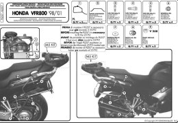 KAPPA STELAŻ KUFRÓW BOCZNYCH MONOKEY HONDA VFR 800 (98-01)