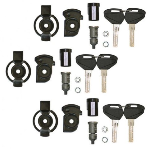 KAPPA ZAMEK DO KUFRÓW KGR33, KGR46, K49, K46, K47, K35 ORAZ ALUMINIOWYCH KFR, KVE, KMS SECURITY LOCK ( 3 SZT ) KAPPA ZAMEK DO KUFRÓW KGR33, KGR46, K49, K46, K47, K35 ORAZ ALUMINIOWYCH KFR, KVE, KMS SECURITY LOCK ( 3 SZT )