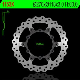 NG TARCZA HAMULCOWA PRZÓD YAMAHA YZF 250/400/426/450 '98-'24, YZ 125/250 (2T), WR 250/400/426/450F (270X118X3MM) PŁYWAJĄCA (6X6,