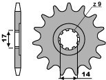 PBR WYPRZEDAZ ZĘBATKA PRZEDNIA 210 13 18NC CAGIVA Z13 (ŁAŃC. 428) PBR WYPRZEDAZ ZĘBATKA PRZEDNIA 210 13 18NC CAGIVA Z13 (ŁAŃC. 428)