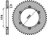 PBR ZĘBATKA TYLNA 1499 47 C45 MOTO MORINI 350 (86-87) (ŁAŃC. 520)