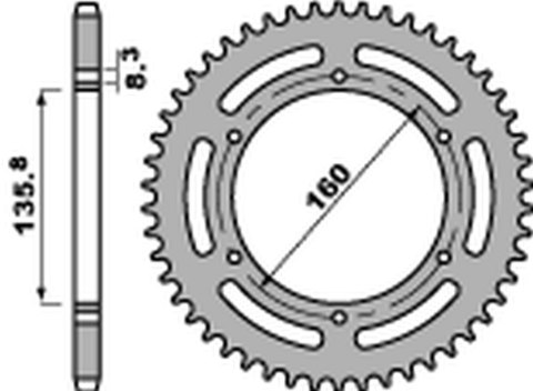 PBR ZĘBATKA TYLNA 3552 39 C45 BMW G310 R '16-'19 (JTR5.39) (ŁAŃC. 520) (STD.-1) PBR ZĘBATKA TYLNA 3552 39 C45 BMW G310 R '16-'19 (JTR5.39) (ŁAŃC. 520) (STD.-1)