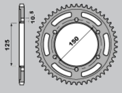 PBR ZĘBATKA TYLNA 4454 44 C45 KTM 950/990/1050/1090/1190/1290 ADVENTURE/SUPER ADVENTURE (JTR899.44) (ŁAŃC.525) PBR ZĘBATKA TYLNA 4454 44 C45 KTM 950/990/1050/1090/1190/1290 ADVENTURE/SUPER ADVENTURE (JTR899.44) (ŁAŃC.525)