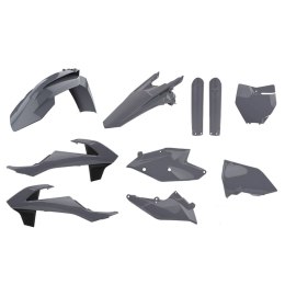 POLISPORT KOMPLET PLASTIKÓW (FULL KIT) KTM SX/SX-F '16-'18 W ZESTAWIE TABLICA PRZEDNIA (8664900007) I OSŁONY AMORTYZATORÓW (8398