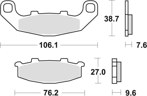 TRW ZF KLOCKI HAMULCOWE KH141 ORGANIC KAWASAKI GPZ 500 94-04, ZR 550 91-95, SUZUKI RGV 250 91-92, GSX 1100 G 94-95, PRZÓD/TYŁ (P TRW ZF KLOCKI HAMULCOWE KH141 ORGANIC KAWASAKI GPZ 500 94-04, ZR 550 91-95, SUZUKI RGV 250 91-92, GSX 1100 G 94-95, PRZÓD/TYŁ (P