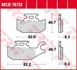 TRW ZF KLOCKI HAMULCOWE KH413 SINTER OFFROAD SUZUKI LTA / LTF 400 08-, LTA 450 06-12, LTA 500 09-, LTA 700 05-07, LTA 750 08-, P