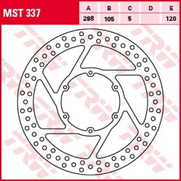 TRW ZF TARCZA HAMULCOWA PRZÓD APRILIA PEGASO 600 / 650 88-10, BMW F 650 / GS / DAKAR / CS / ST 94-08, G 650 GS / XCOUNTRY / XCHA