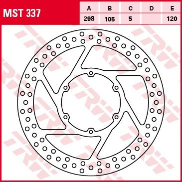 TRW ZF TARCZA HAMULCOWA PRZÓD APRILIA PEGASO 600 / 650 88-10, BMW F 650 / GS / DAKAR / CS / ST 94-08, G 650 GS / XCOUNTRY / XCHA TRW ZF TARCZA HAMULCOWA PRZÓD APRILIA PEGASO 600 / 650 88-10, BMW F 650 / GS / DAKAR / CS / ST 94-08, G 650 GS / XCOUNTRY / XCHA
