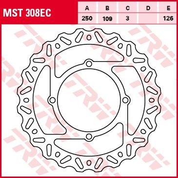 TRW ZF TARCZA HAMULCOWA PRZÓD KAWASAKI KX 250 06-14, KX / KLX 450 04-14 (PROMOCJA) TRW ZF TARCZA HAMULCOWA PRZÓD KAWASAKI KX 250 06-14, KX / KLX 450 04-14 (PROMOCJA)