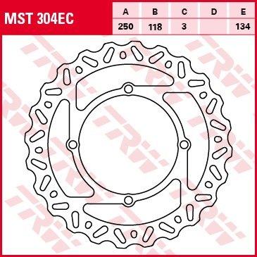 TRW ZF TARCZA HAMULCOWA PRZÓD SUZUKI RMZ 250 07-09, RMZ 450 05-, TRW ZF TARCZA HAMULCOWA PRZÓD SUZUKI RMZ 250 07-09, RMZ 450 05-,