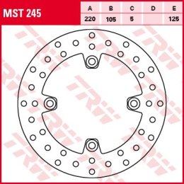TRW ZF TARCZA HAMULCOWA PRZÓD/TYŁ HONDA CBR 125 04-17, CRF 250 13-, CB 600 HORNET 98-06, CBR 600 F / RR 91-16, XR 650 L 93-97, C