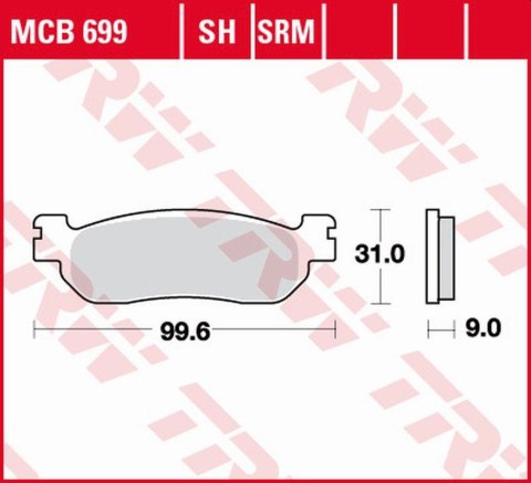 TRW ZF KLOCKI HAMULCOWE KH275 SINTER YAMAHA YP/XP 125 X-MAX '10-, VP 250 X-CITY '07-'16, YP 250 MAJESTY '98-'03, YP 250 X-MAX '0 TRW ZF KLOCKI HAMULCOWE KH275 SINTER YAMAHA YP/XP 125 X-MAX '10-, VP 250 X-CITY '07-'16, YP 250 MAJESTY '98-'03, YP 250 X-MAX '0