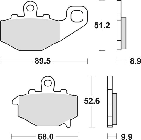 TRW ZF KLOCKI HAMULCOWE KH192 SINTER STREET KAWASAKI ZX6R 600 94-16, ZX6R 636 02-06, ER6 06-16, VERSYS 650 07-14, Z 750 04-06, Z TRW ZF KLOCKI HAMULCOWE KH192 SINTER STREET KAWASAKI ZX6R 600 94-16, ZX6R 636 02-06, ER6 06-16, VERSYS 650 07-14, Z 750 04-06, Z