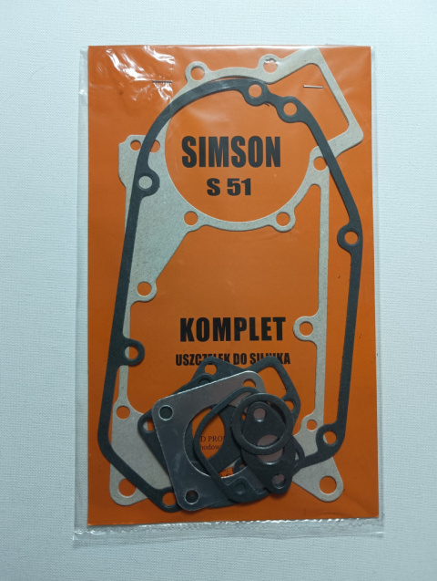 Uszczelki silnika komplet SIMSON S51 kryngielit Uszczelki silnika komplet SIMSON S51 kryngielit