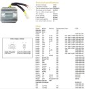 DZE REGULATOR NAPIĘCIA HONDA CMX 250 REBEL '85-'00; CN 250 '87-'01; KYMCO 125/200/250; MALAGUTI; PIAGGIO; SYM (ESR334) (KAM-009-