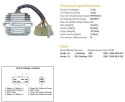 DZE REGULATOR NAPIĘCIA HONDA GL1200 SEI '85-'87 (WTRYSKOWY) (31600-MG9-951, 31600-ML8-305) (ESR570)