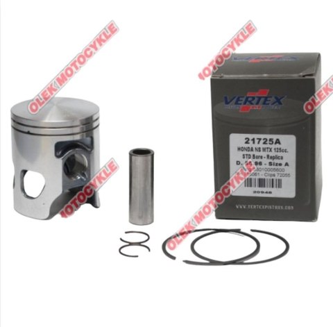 VERTEX TŁOK HONDA MTX 125R, NS 125 (55,98MM) (PIERŚCIENIE 53010005600 x 2 SZT.)