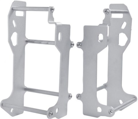 CROSSPRO OSŁONA CHŁODNICY ALUMINIOWA MODEL LIGHT: KAWASAKI KXF 250 '17-'20 KOLOR SREBRNY ANODOWANY CROSSPRO OSŁONA CHŁODNICY ALUMINIOWA MODEL LIGHT: KAWASAKI KXF 250 '17-'20 KOLOR SREBRNY ANODOWANY