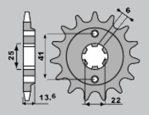 JR ZĘBATKA PRZEDNIA 293 15 HONDA XL 600 V '87-'88 (JTF293.15) JR ZĘBATKA PRZEDNIA 293 15 HONDA XL 600 V '87-'88 (JTF293.15)