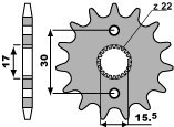 PBR WYPRZEDAZ ZĘBATKA PRZEDNIA 332 14 18NC (ŁAŃC. 420) PBR WYPRZEDAZ ZĘBATKA PRZEDNIA 332 14 18NC (ŁAŃC. 420)