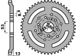 PBR ZĘBATKA TYLNA 4331 52 F DERBI 50 SENDA 96-99 (ŁAŃC. 420)