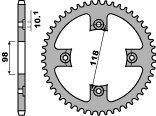 PBR ZĘBATKA TYLNA 4585 42 C45 BMW S 1000 RR (09-11) (ŁAŃC. 525) (JTR7.42)