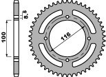 PBR ZĘBATKA TYLNA 467 49 C45 (ŁAŃC. 420)