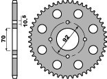 PBR ZĘBATKA TYLNA 476 44 C45 KAWASAKI Z400/440 (ŁAŃC. 530)