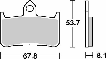 SBS PROMOCJA KLOCKI HAMULCOWE KH187 STREET STANDART CERAMIC HONDA RS 250R '91-'92, RVF 400RR '90-'96 KOLOR CZARNY SBS PROMOCJA KLOCKI HAMULCOWE KH187 STREET STANDART CERAMIC HONDA RS 250R '91-'92, RVF 400RR '90-'96 KOLOR CZARNY
