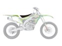 BLACKBIRD WYPRZEDAŻ POKROWIEC / POSZYCIE NA SIEDZENIE KAWASAKI KXF 250 '13-'20, KXF 450 '12-'18 DREAM 4 KOLOR CZARNY ZIELONY BIA