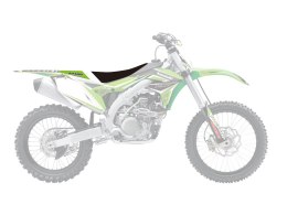 BLACKBIRD WYPRZEDAŻ POKROWIEC / POSZYCIE NA SIEDZENIE KAWASAKI KXF 250 '13-'20, KXF 450 '12-'18 DREAM 4 KOLOR CZARNY ZIELONY BIA