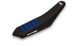 BLACKBIRD POKROWIEC / POSZYCIE NA SIEDZENIE SHERCO SE/SEF '13-'16 , SM / SE 50 '15-'24 , DOUBLE GRIP 3 KOLOR CZARNY NIEBIESKI