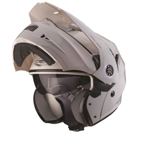 CABERG WYPRZEDAŻ KASK SZCZĘKOWY FLIP-UP ENDURO MODEL TOURMAX (PINLOCK) KOLOR BIAŁY METALIK ROZMIAR XS (5/5 GWIAZDEK W TESTACH SH CABERG WYPRZEDAŻ KASK SZCZĘKOWY FLIP-UP ENDURO MODEL TOURMAX (PINLOCK) KOLOR BIAŁY METALIK ROZMIAR XS (5/5 GWIAZDEK W TESTACH SH