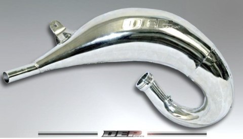 DEP PIPES PROMOCJA DYFUZOR/KOMORA/TUBA REZONANSOWA NIKLOWANA (FRONT EXHAUST PIPE NICKEL): KAWASAKI KX125 '04-'19 DEP PIPES PROMOCJA DYFUZOR/KOMORA/TUBA REZONANSOWA NIKLOWANA (FRONT EXHAUST PIPE NICKEL): KAWASAKI KX125 '04-'19