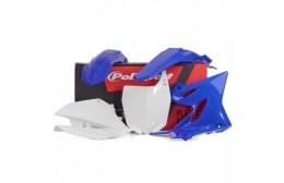 POLISPORT WYPRZEDAŻ KOMPLET PLASTIKÓW YAMAHA YZ125/250 '15-'20 KOLOR OEM NIEBIESKI BIAŁY