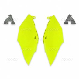 UFO BOCZKI TYLNE HONDA CRF 250R-RX, CRF 450R-RX 18-19 KOLOR ŻÓŁTY FLUO