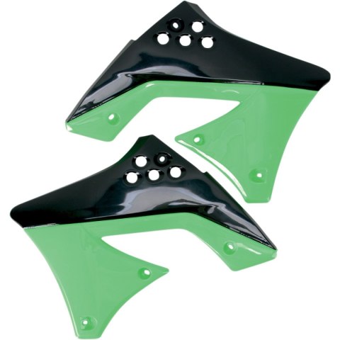 UFO OSŁONY CHŁODNICY KAWASAKI KXF 250 '09-'11 KOLOR OEM (CZARNY/ZIELONY) UFO OSŁONY CHŁODNICY KAWASAKI KXF 250 '09-'11 KOLOR OEM (CZARNY/ZIELONY)